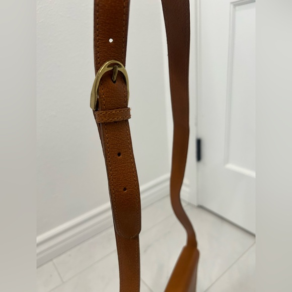 Ralph Lauren Vintage Tan Leather Flap Crossbody - Picture 5 of 12